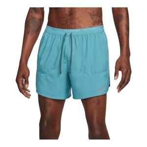 New Nike Stride 5” DriFit Running Shorts XXL Mineral Teal DM4755-379